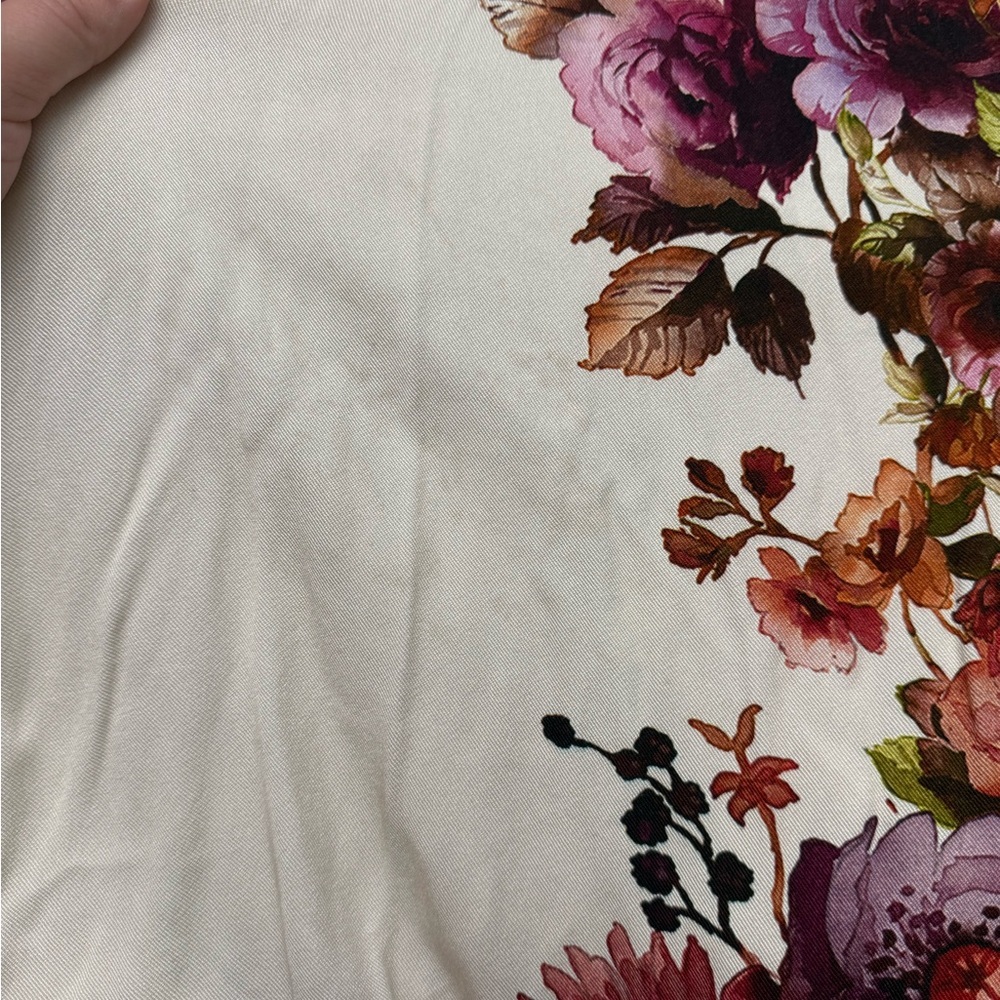SOFT SURROUNDINGS Paulette floral shirt maxi dress Fall Festival Size Petite XS - Picture 10 of 11
